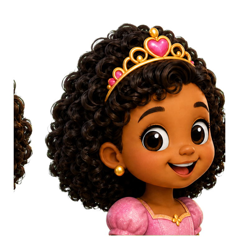 Approved three-quarter head reference for Princess Phiwe